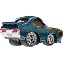 Mgae Cartuned S3 1969 Pontiac Gto Judge, Mavi Muscle Araba, Diecast Metal Gövde, Arabası