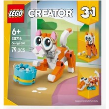 Creator Turuncu Kedi 30714 – 6 Yaş ve Üzeri Kız ve Erkek Çocuklar Için Timsaha ve Yuvası, 2 Yumurtası Olan 1 Baykuşa Dönüşebilen Yaratıcı Oyuncak Yapım Seti, Doğum Günü Hediyesi Fikri (79 Parça)