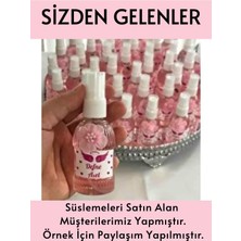 Kiraz Çiçeği Rengi Boş Plastik Şişe 50 Adet 50 ml Kolonya Söz Nişan Düğün Nikah PAW18JPN