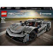 Koenigsegg Jesko Absolut Gri Araba 42173 - Çocuklar Için Oyuncak Yapım Seti, Doğum Günü Hediyesi Fikri (801 Parça)