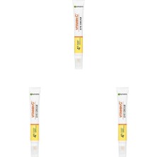 C Vitamini Parlak Aydınlatıcı Göz Kremi (3 Paketi)