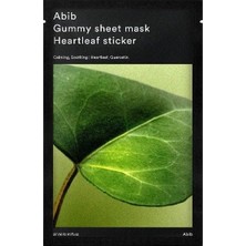 Abib Nemlendirici, Dengeleyici, Yatıştırıcı Yüz Maskesi - Gummy Sheet Mask Heartleaf