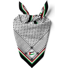 Filistin Kefiye Desen 55X55CM Bandana/fular