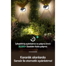 Harekete Sensörlü Solar Enerjili Işık Bahçe Işıklandırmak Için Lamba Dış Mekan Için Uygun Güneş Enerjili Aydınlatma Piknik Kamp Tatil Için Bahçe, Havuz Kenarı Aydınlatması BK-100B Cob