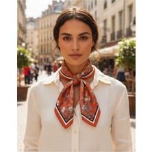 Orange Blossom Desen 70*70CM Bandana/fular