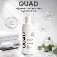 Quad Hair Styling Technology Q3 Saç Köpüğü, Doğal Görünüm, Bukle Belirginleştirici Foam Styler, 100ML