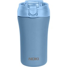 Noki Soft Touch Çelik Kahve Kupası Açık Mavi 400 ml