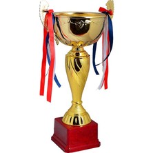 Avessa 37 cm Gold Kaplama Kupa Y118A Altın Renkli Hediye Seçeneği ile Özel Tasarım