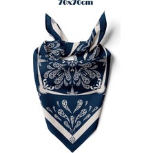 Gece Damlası Desen 70*70CM Bandana/fular