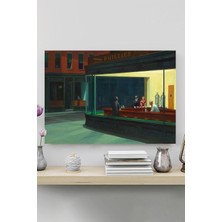 (PSTER20124) Nighthawks - Gece Kuşları - Edward Hopper Sanatsal Poster 30 x 40