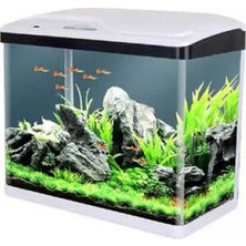 Dukkanıum Komple Akvaryum 30X19X33,5 cm Beyaz