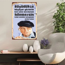 Durusoy Ahşap Retro Mdf Poster , Komik Sözler , Duvar Yazıları , Manzara ,  Tarih , Edebiyat - TBL0427
