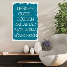 Durusoy Ahşap Retro Mdf Poster , Komik Sözler , Duvar Yazıları , Manzara ,  Tarih , Edebiyat - TBL0289