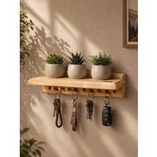 Htd Wood Anahtar Askısı ve Çiçeklik