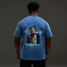 Vanquish Dbs Vegeta Ssgss Blue Oversized T Shirt