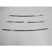 Bzt Suzuki Grand Vitara- 02/06; Ön Panjur Çıtası Nikelajlı 4 Parça (Set) (Tyg)
