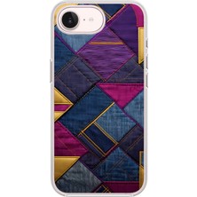 Le Balvo Iphone 17E Uyumlu Kot Deseni Baskılı Silikon Kılıf