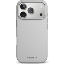 Vonmahlen iPhone 17 Pro Için Yumuşak Silikon Kılıf - Açık Gri