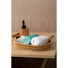 Rikka Home %100 Pamuk El/misafir Havlusu Seti (2’li 33X33 Cm) – Coresoftair™ Yumuşak, Hızlı Emici, Hacimli Premium Havlu