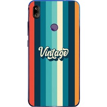 Le Balvo Redmi Note 7 Uyumlu Vintage Baskılı Silikon Kılıf