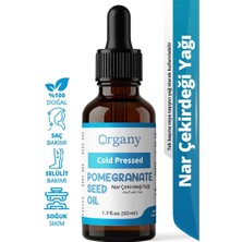 Organy Soğuk Sıkım Nar Çekirdeği Yağı %100 Doğal Olgun ve Kuru Cilt Bakım Yağı Pomegranate Seed Oil 50 ml
