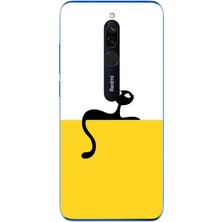 Le Balvo Redmi 8 Uyumlu Dişi Kedi Baskılı Silikon Kılıf