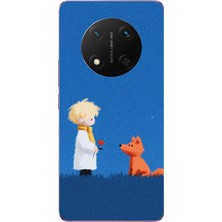Le Balvo Honor Magic 7 Lite Uyumlu Sarışın Çocuk ve Köpek Baskılı Silikon Kılıf