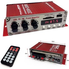 Mini Anfi 400 Watt 12V Bluetooth USB Sd Fm Radio Poke PK-6103