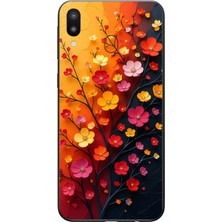 Le Balvo Samsung Galaxy M31 Uyumlu Sonbahar Çiçekleri Baskılı Silikon Kılıf