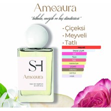 Sh Fragrances Amoaura Edp Kadın Parfüm | Meyvemsi-Narenciye | Çiçeksi | Vanilya-Misk-Odunsu, 50ML