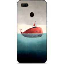 Le Balvo Oppo A5S Uyumlu Balina Baskılı Silikon Kılıf