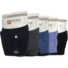 Erdem 1400 Penye Boxer Külot Karışık Renk Abani Classic Tekli
