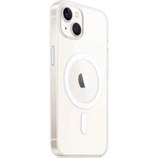 Aslanoğlu Store Newface Iphone 14 Kılıf Magneticsafe Şeffaf Silikon - Şeffaf