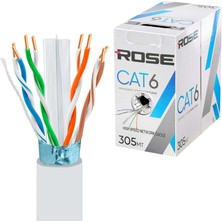 Cat6 Kablo 24AWG 0.51 305MT Rose C-6