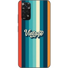 Le Balvo Redmi Note 11 - 11S Uyumlu Vintage Baskılı Silikon Kılıf