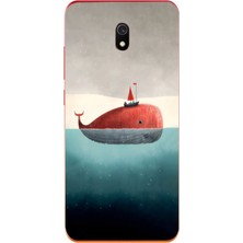 Le Balvo Redmi 8A Uyumlu Balina Baskılı Silikon Kılıf
