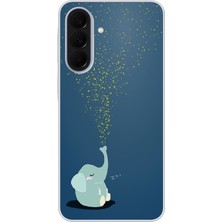 Le Balvo Samsung Galaxy A37 Uyumlu Uyuyan Fil Baskılı Silikon Kılıf