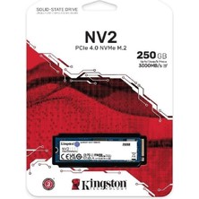 Kingston Nv2 SNV2S/250G 250GB 3000/1300MB/S Pcıe Nvme M.2 SSD Disk