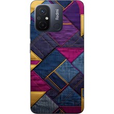 Le Balvo Redmi 12C Uyumlu Kot Deseni Baskılı Silikon Kılıf