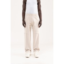 Machinist Erkek Baggy Kargo Pantolon Taş