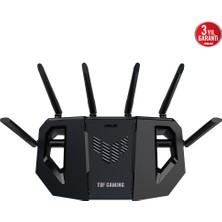 Ronanna Asus TUF-BE6500, BE6500, 3 Port, 6500MBPS, Dual Band, Wifi 7, Aimesh, Aiprotection Pro, Gamıng Extendable Router
