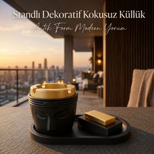 LE Paris Premium Standlı Dekoratif Kokusuz Küllük | Organizer Tepsi | Hediyelik Tasarım