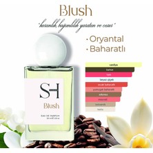 Sh Fragrances Blush Kadın Parfüm | Oryantal-Vanilya | Pembe Biber-Yasemin-Kahve-Acı Badem | Vanilya-Sedir 50ML