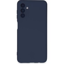 Stylmenplus Newface Samsung Galaxy A24 4g Kılıf Nano Içi Kadife Silikon - Lacivert