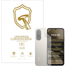 Microcase Xm Poco C81 ile Uyumlu Full Tpu Nano Arka Ekran Koruma Filmi - EKM102
