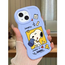 Ucuc iPhone 15 Plus Uyumlu Mavi Silikon Kılıf Kamera Korumalı Darbe Emici Tasarım Şık Baskı Kılıf