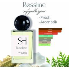 Sh Fragrances Bossline Edp Erkek Parfüm | Odunsu-Baharatlı | Elma-Erik-Bergamot | Tarçın-Maun-Vanilya, 50ML