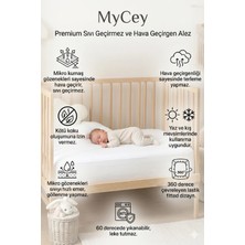Mycey 60X120 cm Sıvı Geçirmez Fitted Alez Bebe Micro Kumaş Yatak Koruyucu Alez