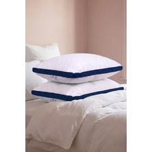 2'li Klimalı Yastık 50X70 cm – Terletmeyen, Hava Alan Mikrofiber Uyku Yastığı Lacivert