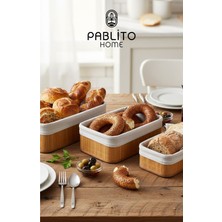 Porsima Pablıto PBT-595 Bambu 3'lu Sepet Balon Açık Ahşap